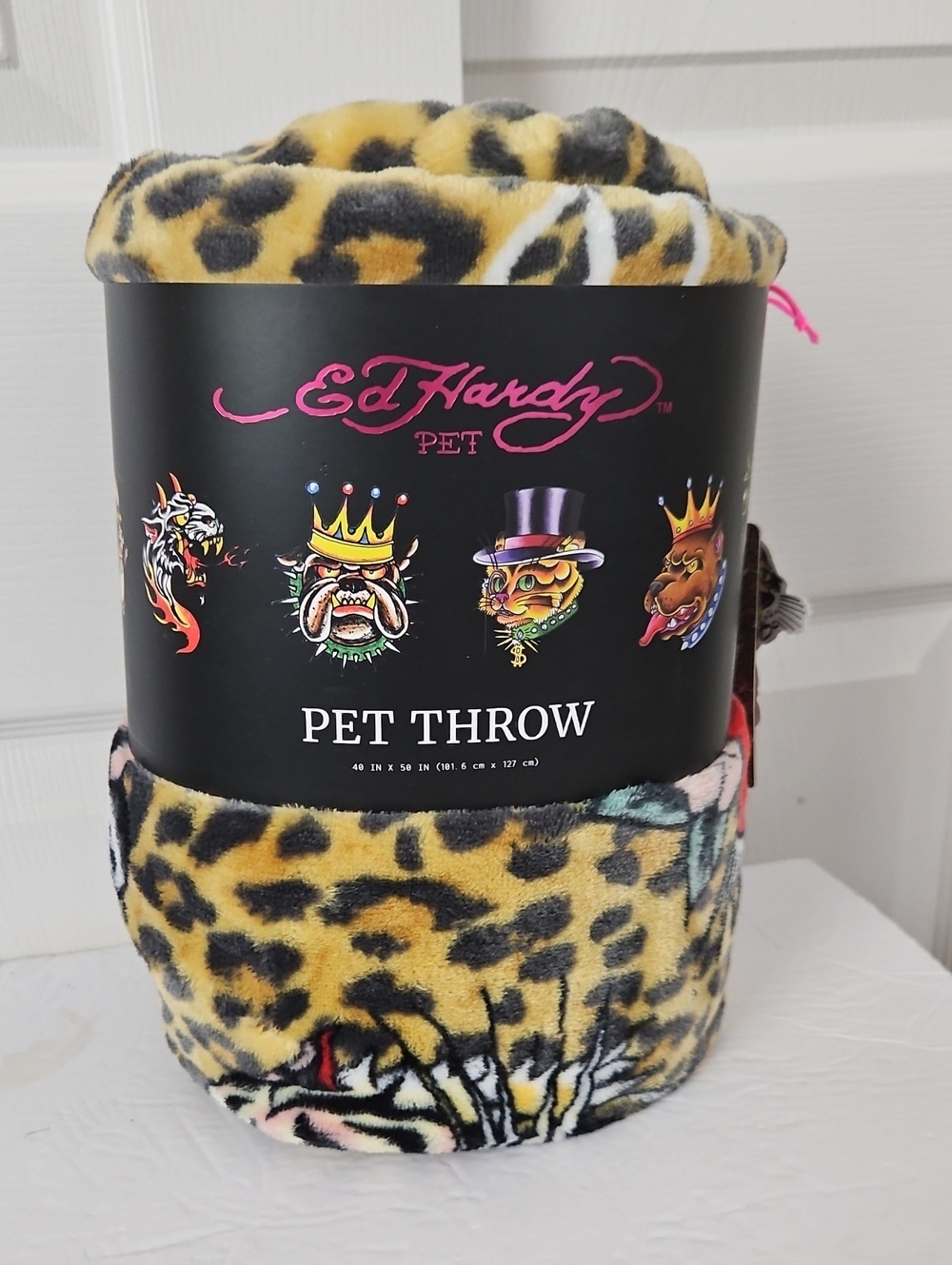 Ed Hardy NWT Pet Throw
